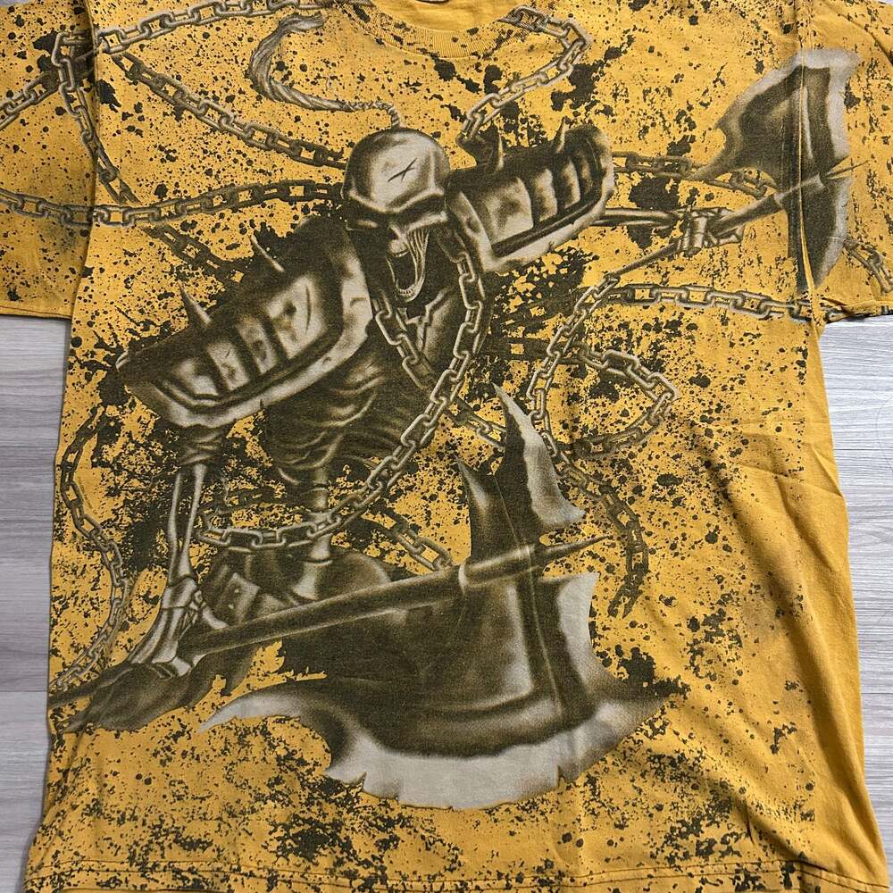 Vintage AOP Skulled Armed Warrior